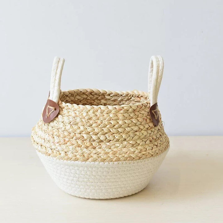 Lisslune | Bamboo Seagrass Storage Basket