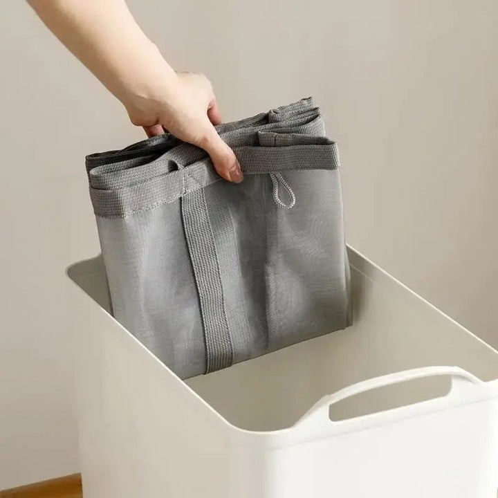 Lisslune | Foldable Mesh Laundry Basket with Hanging Loop