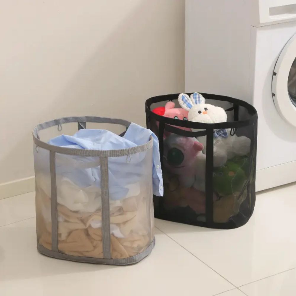 Lisslune | Foldable Mesh Laundry Basket