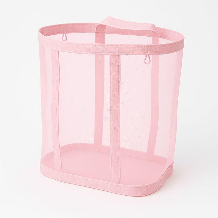Lisslune | Foldable Mesh Laundry Basket with Hanging Loop