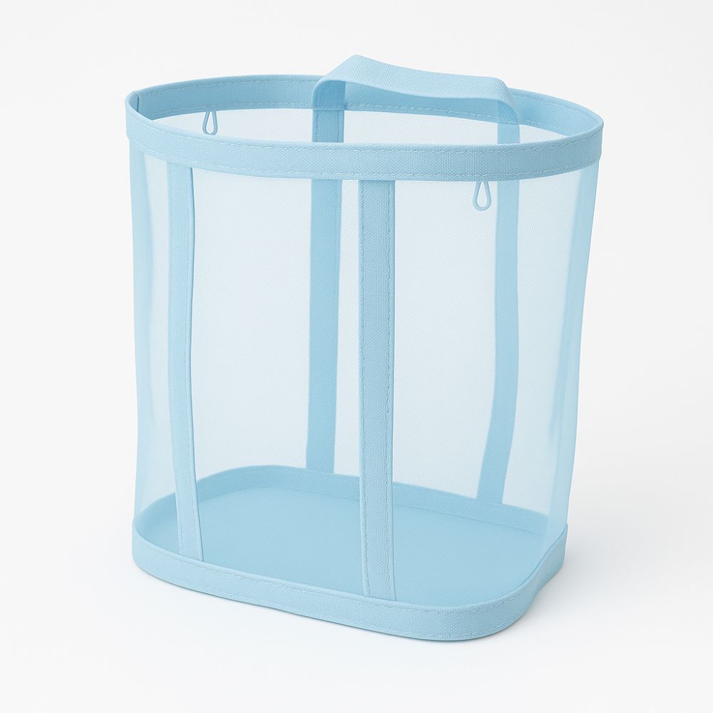 Lisslune | Foldable Mesh Laundry Basket with Hanging Loop