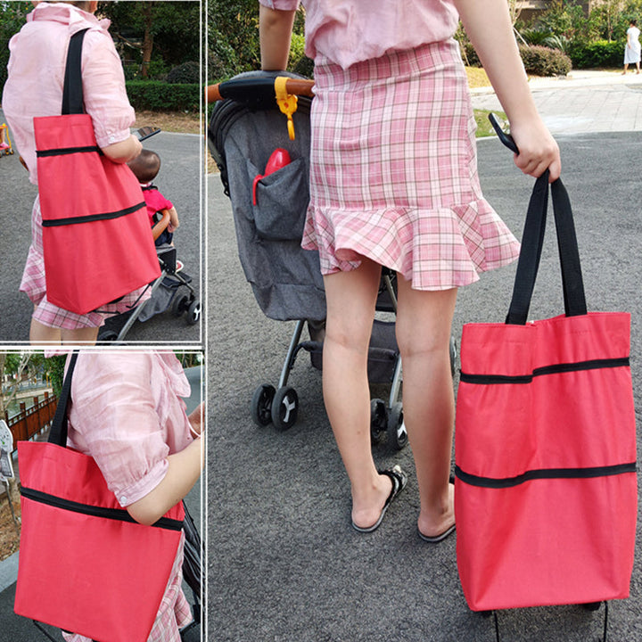 Lisslune | Folding Shopping Trolley Shopping Bag