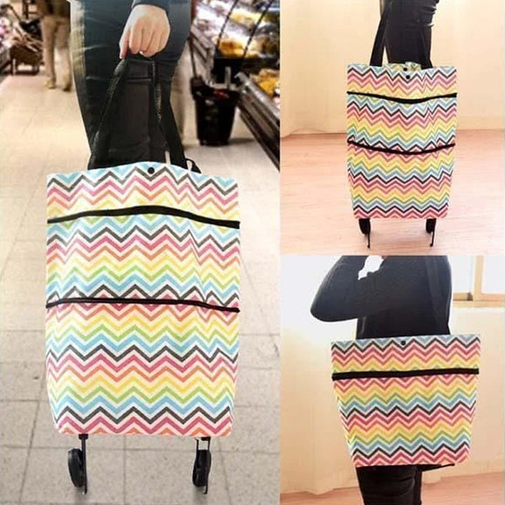 Lisslune | Folding Shopping Trolley Shopping Bag