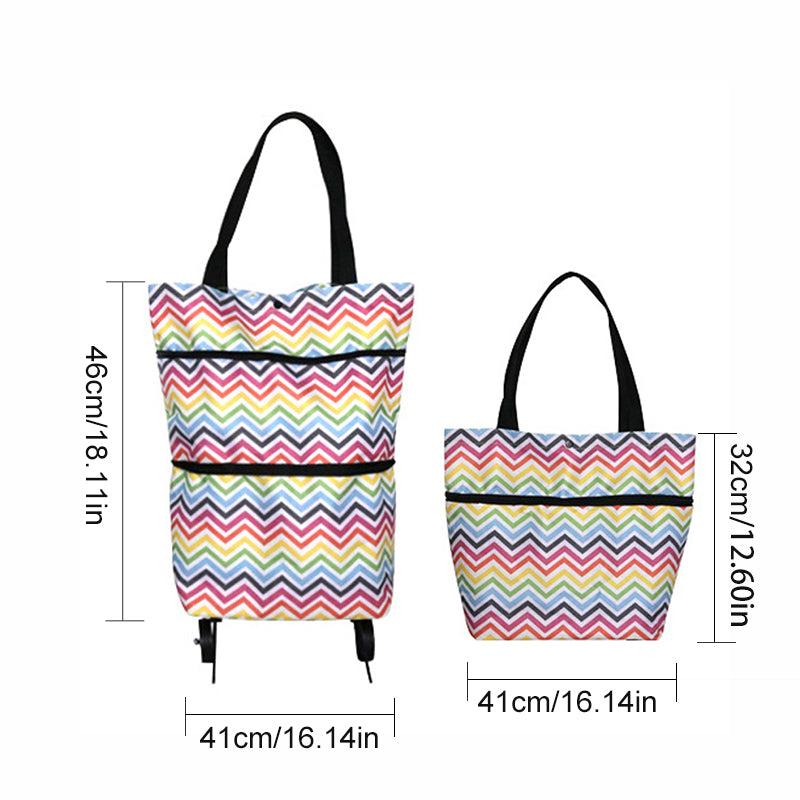 Lisslune | Folding Shopping Trolley Shopping Bag