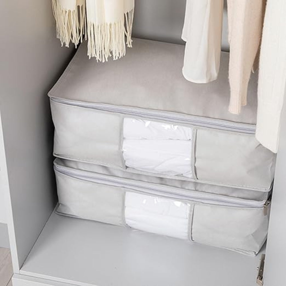 Lisslune | Foldable Zippered Cloth Storage Organizer