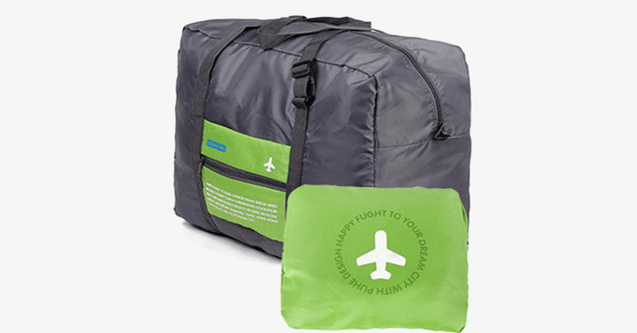 Lisslune | Foldable Duffel Bag - Made from nylon with durability - Adjustable straps - Sturdy handle - Foldable design
