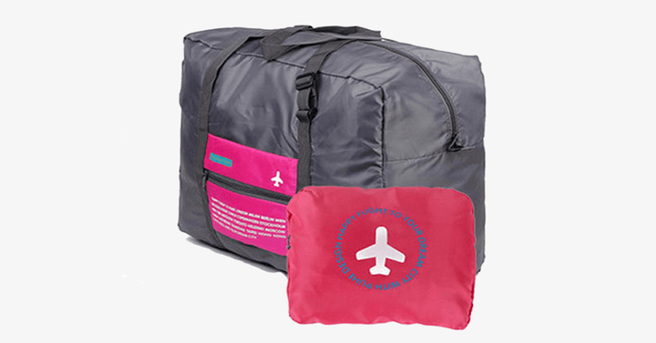 Lisslune | Foldable Duffel Bag - Made from nylon with durability - Adjustable straps - Sturdy handle - Foldable design