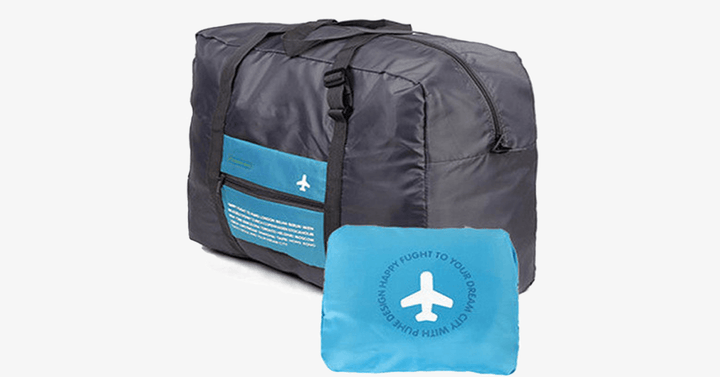 Lisslune | Foldable Duffel Bag - Made from nylon with durability - Adjustable straps - Sturdy handle - Foldable design