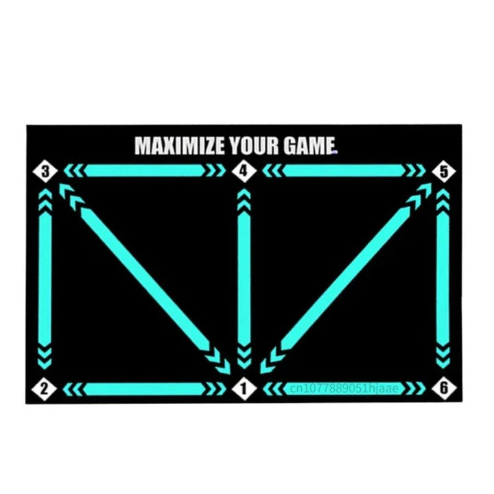 Lisslune | Football Pro Training Mat | Anti-Slip, 2x2m Size & Video Program for Skill Enhancement and Home Training