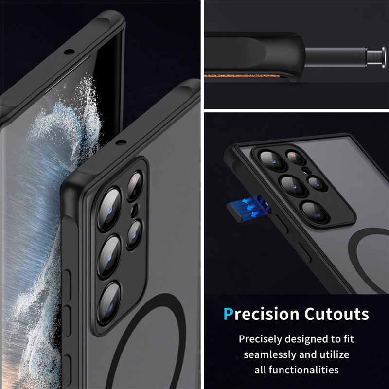 Lisslune | magnetic shockproof case for Samsung