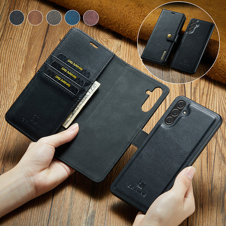 Lisslune | 2 in 1 removable flip leather case for Samsung Galaxy