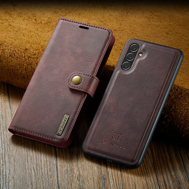 Lisslune | 2 in 1 removable flip leather case for Samsung Galaxy