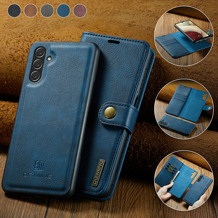 Lisslune | 2 in 1 removable flip leather case for Samsung Galaxy
