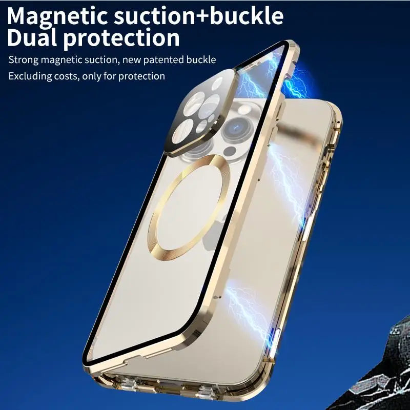 Lisslune | Full protection metal rim case for iPhone