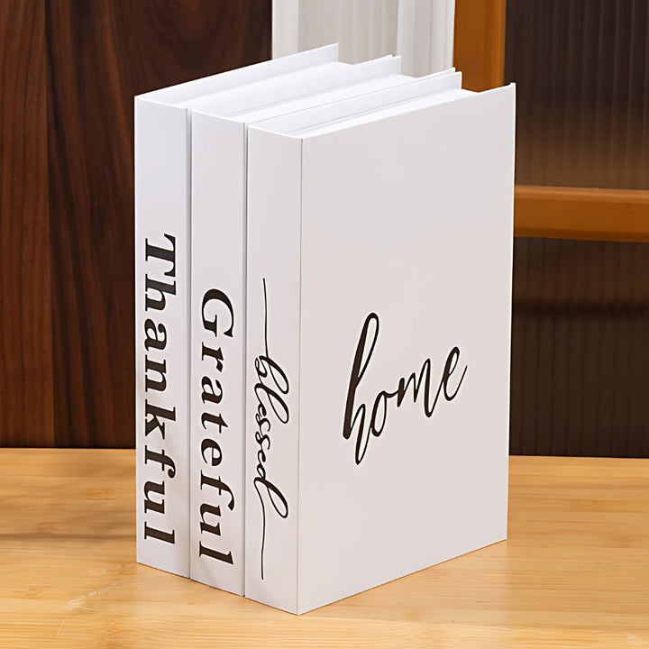Lisslune | Forever Inspirational Book Stack Home Decor