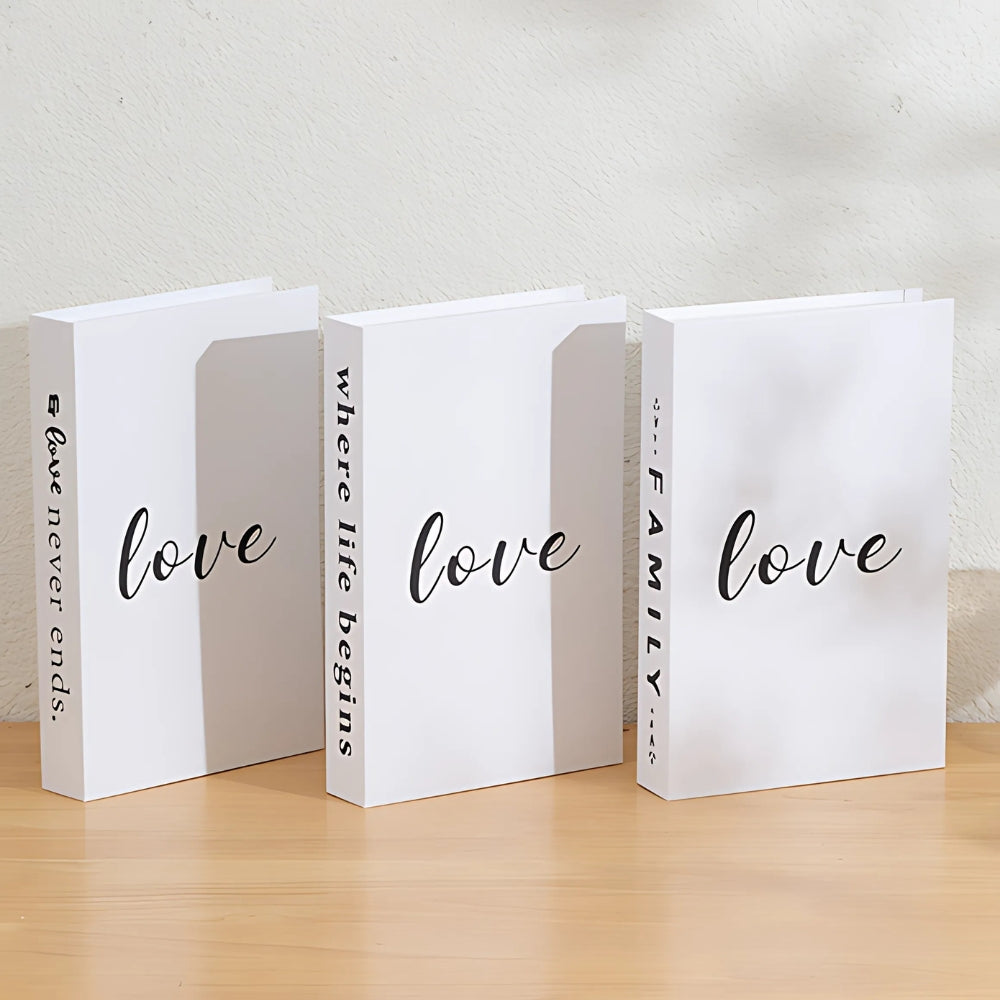 Lisslune | Forever Inspirational Book Stack Home Decor
