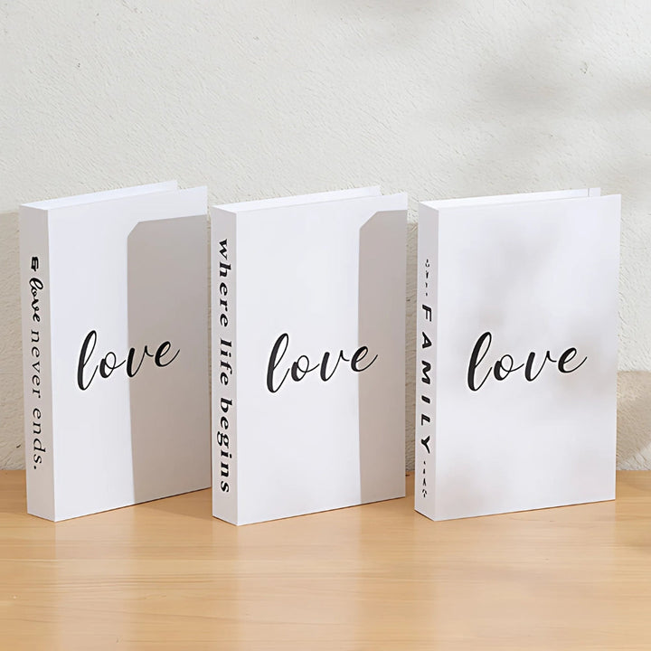 Lisslune | Forever Inspirational Book Stack Home Decor