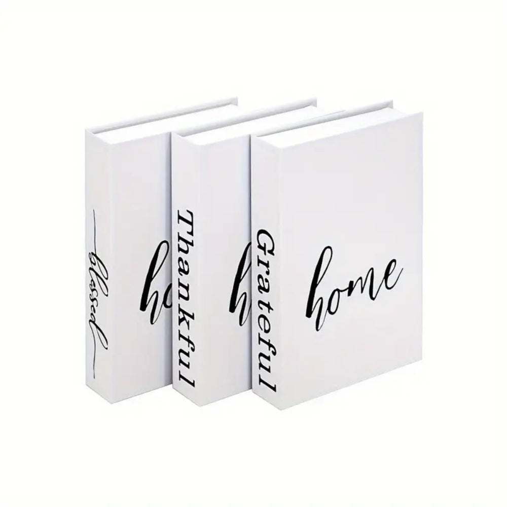 Lisslune | Forever Inspirational Book Stack Home Decor