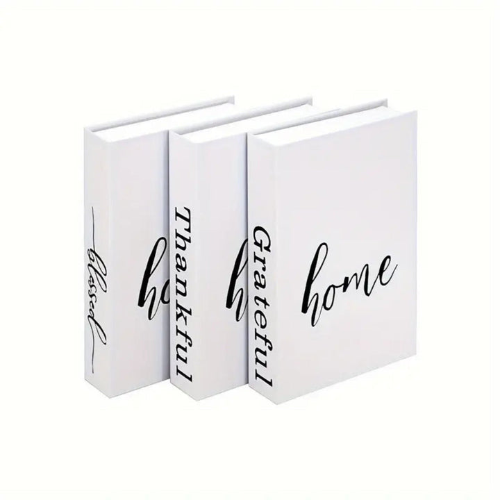 Lisslune | Forever Inspirational Book Stack Home Decor