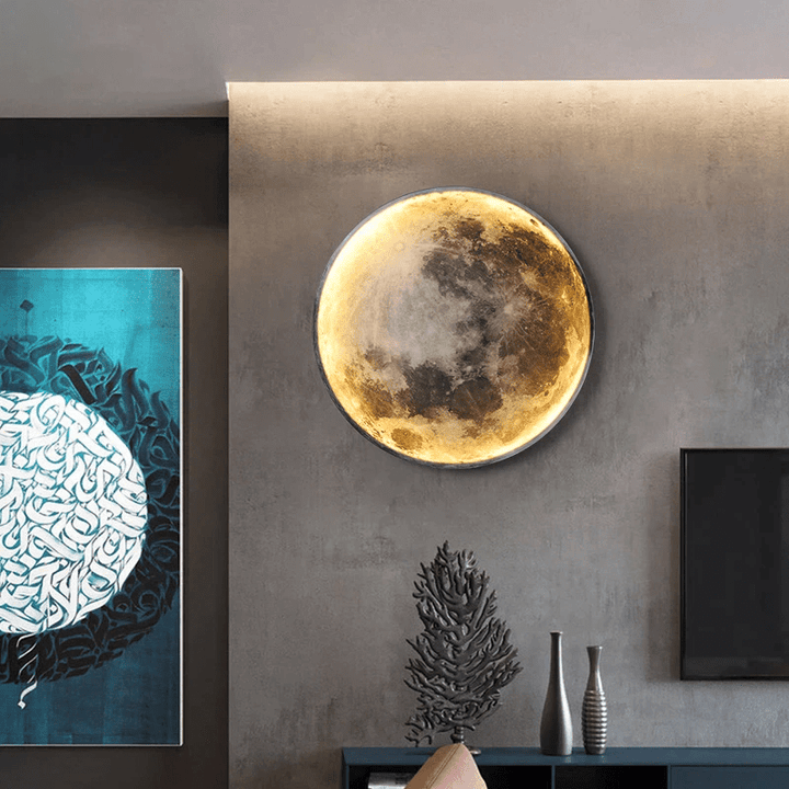 Lisslune | LunaGlow – Adjustable Moon Wall Light with LED Ambience