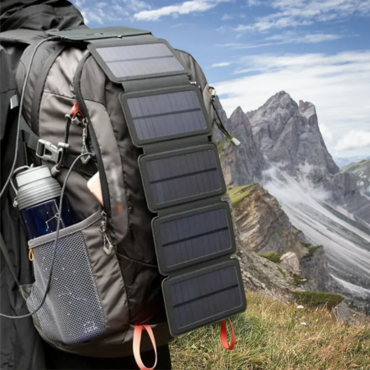 Lisslune | Top Rated Solar Power Charger Portable Battery Bank Charger  for Mobile Cell Phone Backup