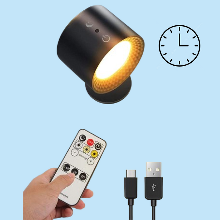 Lisslune | Battery lamp with timer Light with timer