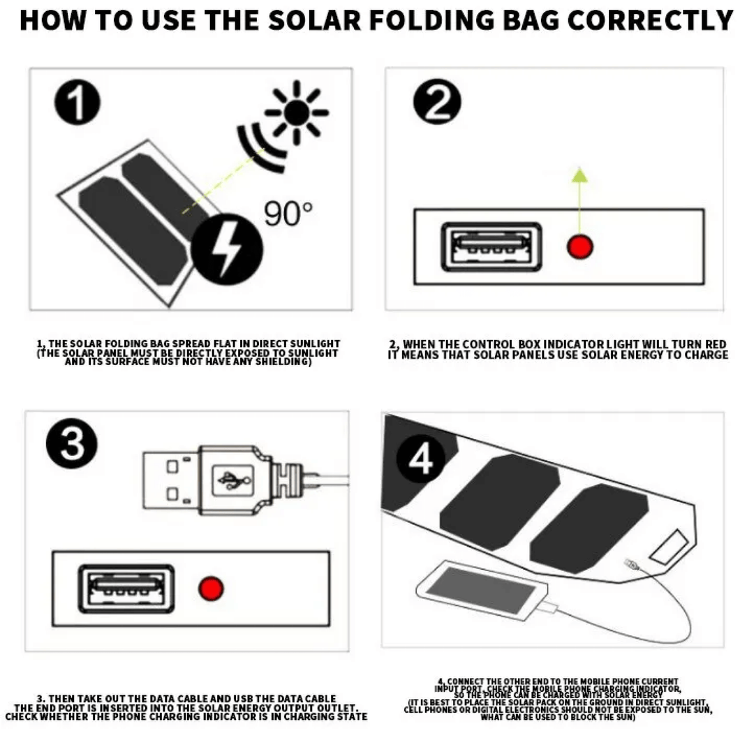 Lisslune | Top Rated Solar Power Charger Portable Battery Bank Charger  for Mobile Cell Phone Backup