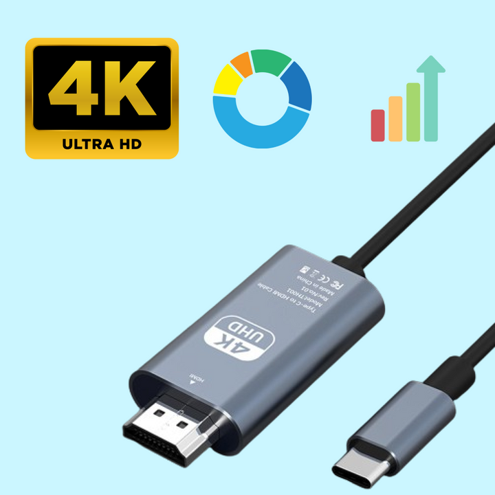 Lisslune | Usb C to Hdmi Cable Cool Running Hdmi to USB C