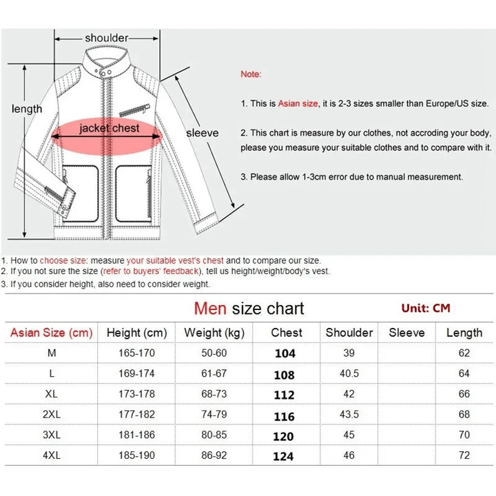 Lisslune | Heated Warming Vest Jacket apparel Electric Coat for Men and Women