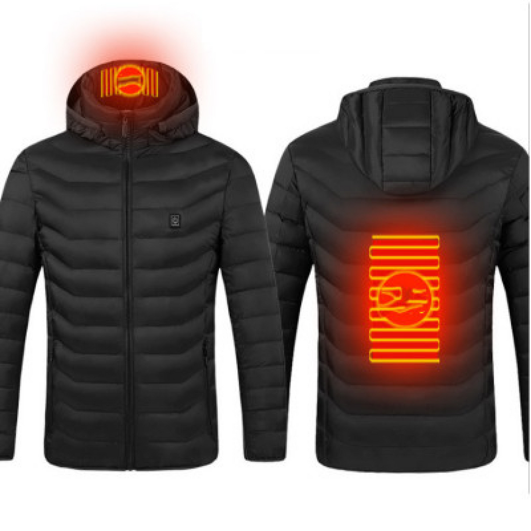 Lisslune | Heated Electric Warming Jacket Coat Fleece Work Body Battery Heating Apparel for Men and Women
