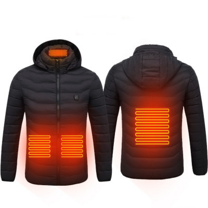 Lisslune | Heated Electric Warming Jacket Coat Fleece Work Body Battery Heating Apparel for Men and Women
