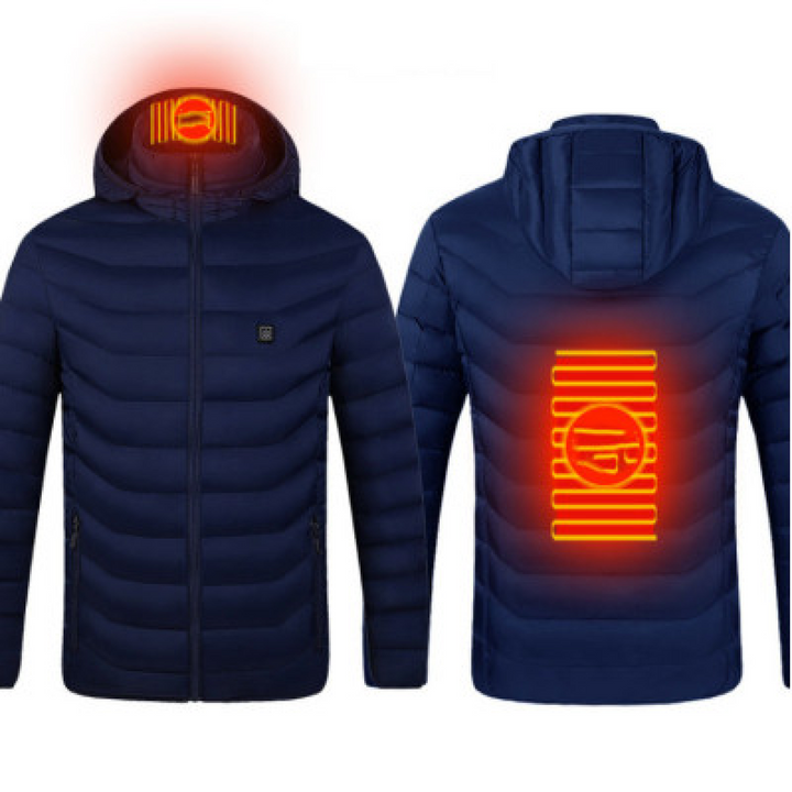 Lisslune | Heated Electric Warming Jacket Coat Fleece Work Body Battery Heating Apparel for Men and Women