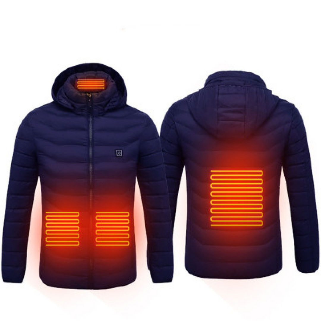 Lisslune | Heated Electric Warming Jacket Coat Fleece Work Body Battery Heating Apparel for Men and Women