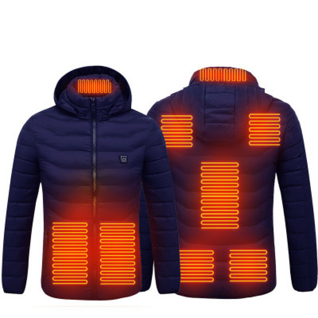 Lisslune | Heated Electric Warming Jacket Coat Fleece Work Body Battery Heating Apparel for Men and Women