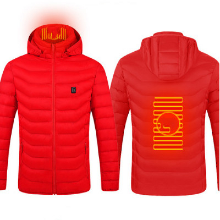 Lisslune | Heated Electric Warming Jacket Coat Fleece Work Body Battery Heating Apparel for Men and Women
