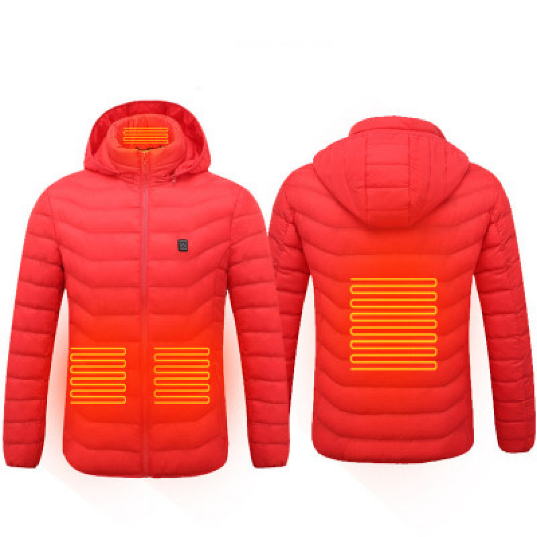 Lisslune | Heated Electric Warming Jacket Coat Fleece Work Body Battery Heating Apparel for Men and Women