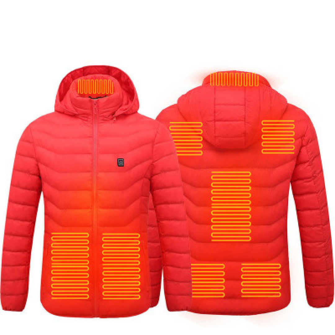 Lisslune | Heated Electric Warming Jacket Coat Fleece Work Body Battery Heating Apparel for Men and Women