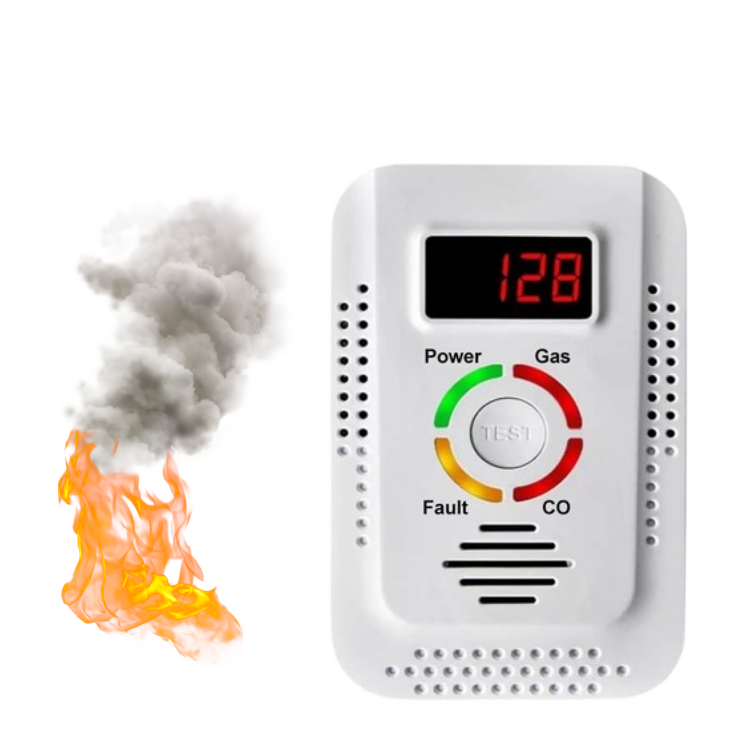 Lisslune | Gas Leak Carbon Monoxide CO2 Detector Alarm for Home