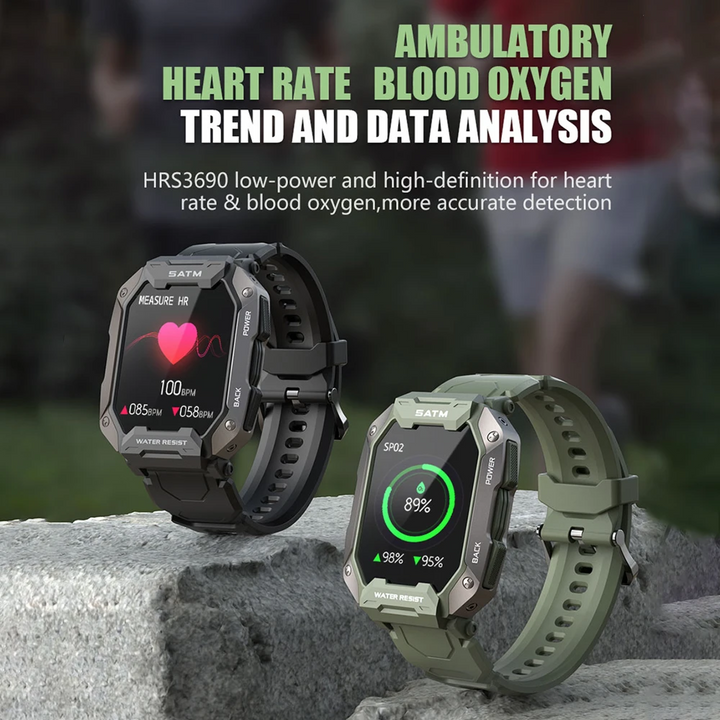 Lisslune | Top rated Military Army Tactical functions Long Life Battery Indestructible Rugged Smartwatch