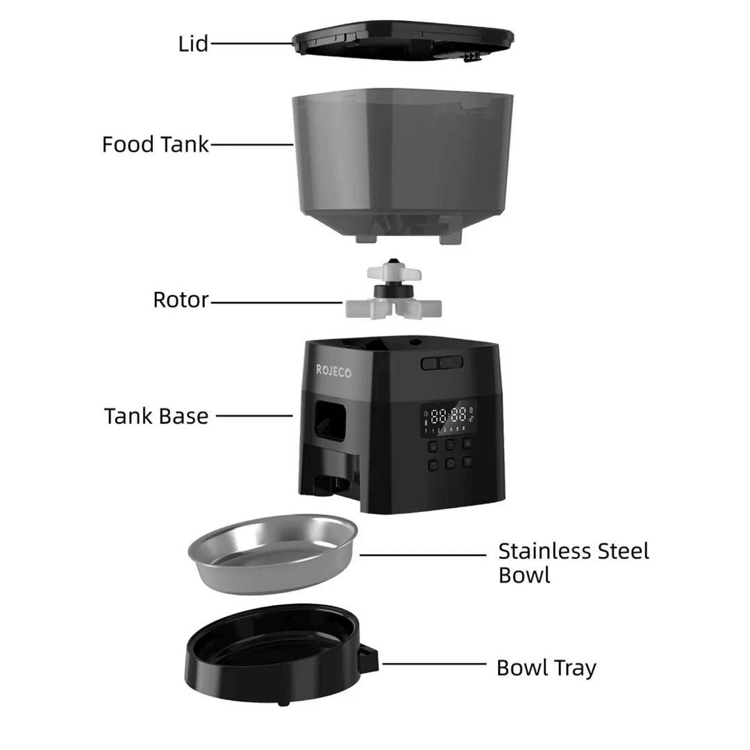 Lisslune | Automatic Dog Timed Food Feeder Dispenser