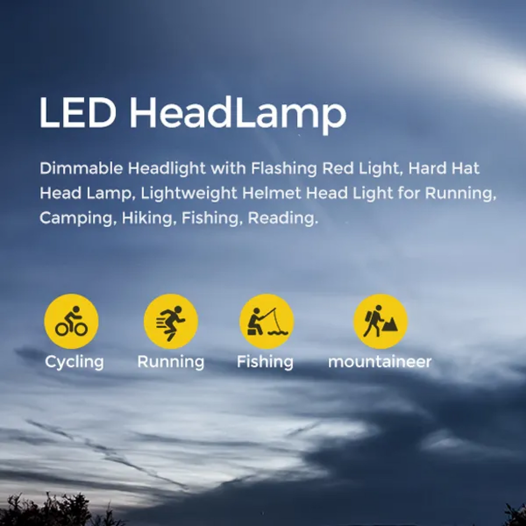 Lisslune | Usb Rechargeable Led Waterproof Headtorch