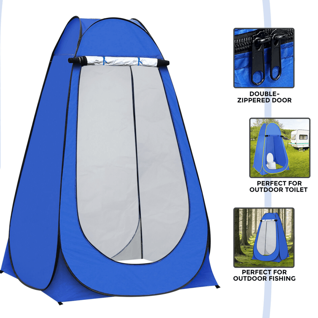 Lisslune | Pop Up Portable Bathroom Toilet Tent Potty Restroom