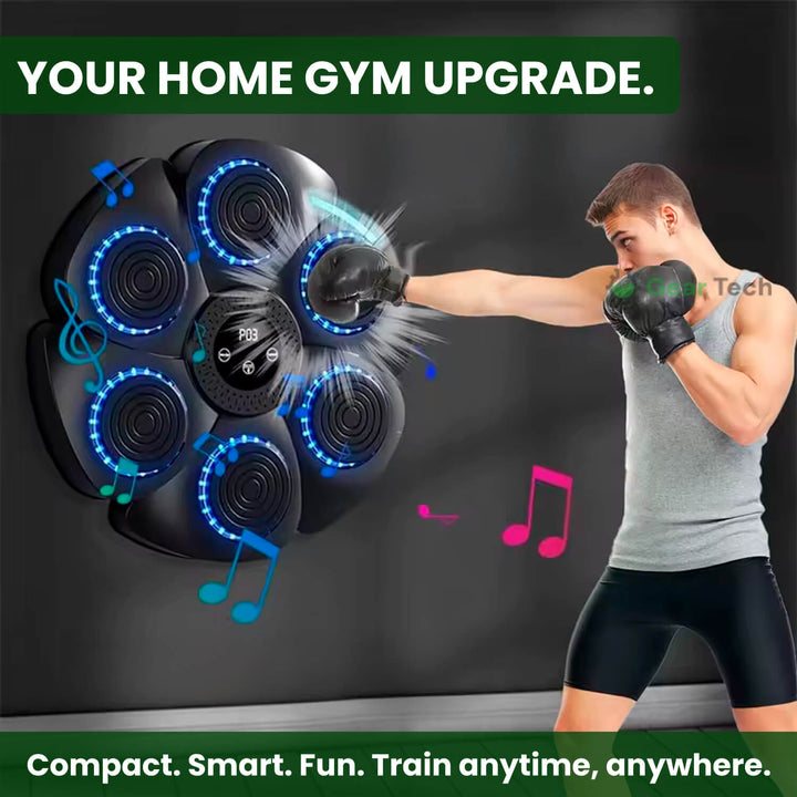 Lisslune | Music Boxing Pad with Targeting Features – Ultimate Punch Machine for Boxing Fitness