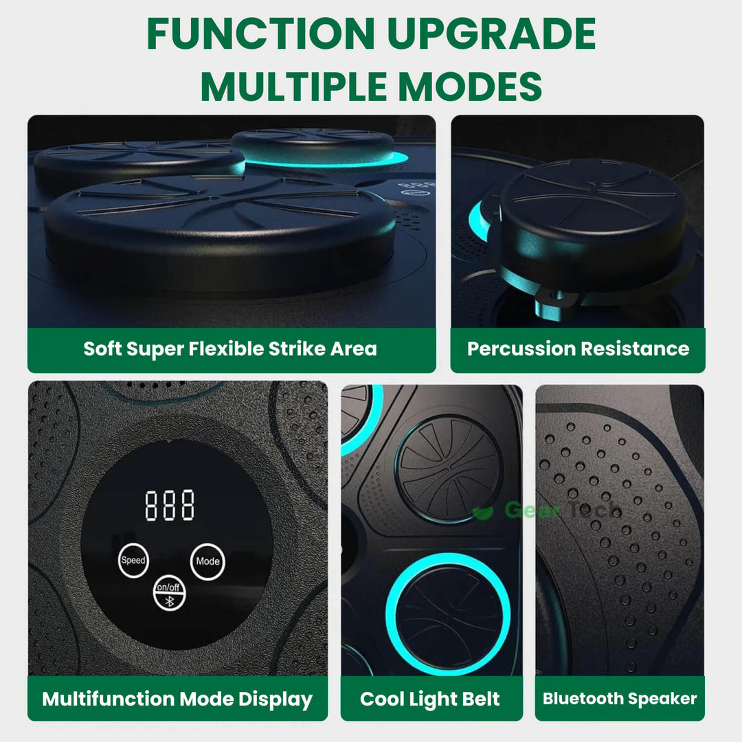 Lisslune | Music Boxing Pad with Targeting Features – Ultimate Punch Machine for Boxing Fitness