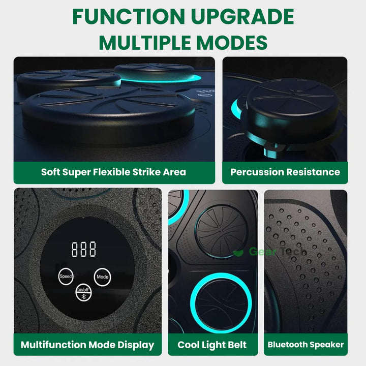 Lisslune | Music Boxing Pad with Targeting Features – Ultimate Punch Machine for Boxing Fitness