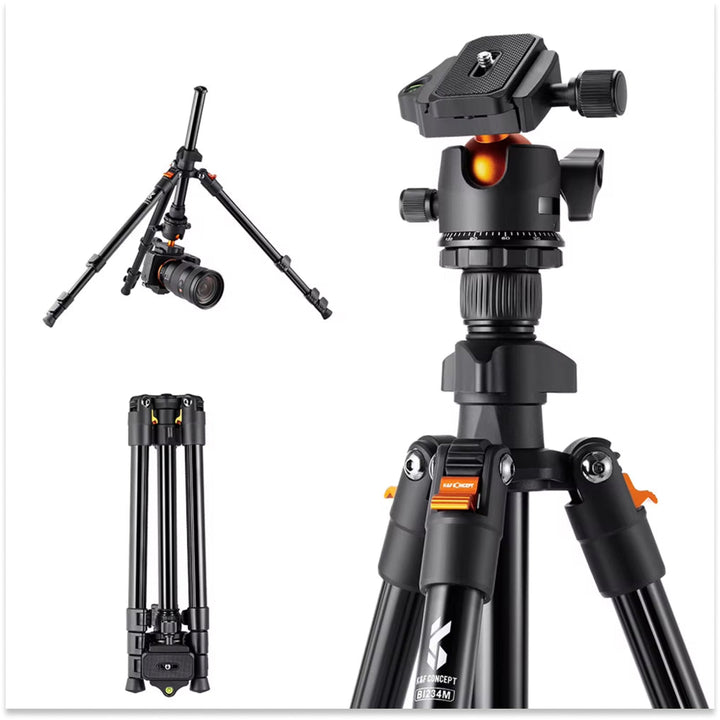 Lisslune | Camera Tripods – Lightweight Tripod for Phone and Camera, 187cm/73.6in, Great Travel Tripods