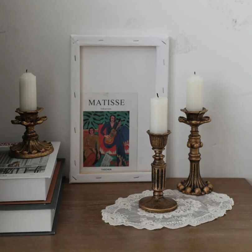 Lisslune | AuricGlow – Rustic Candle Holder with Elegant Luxury for a Timeless Look