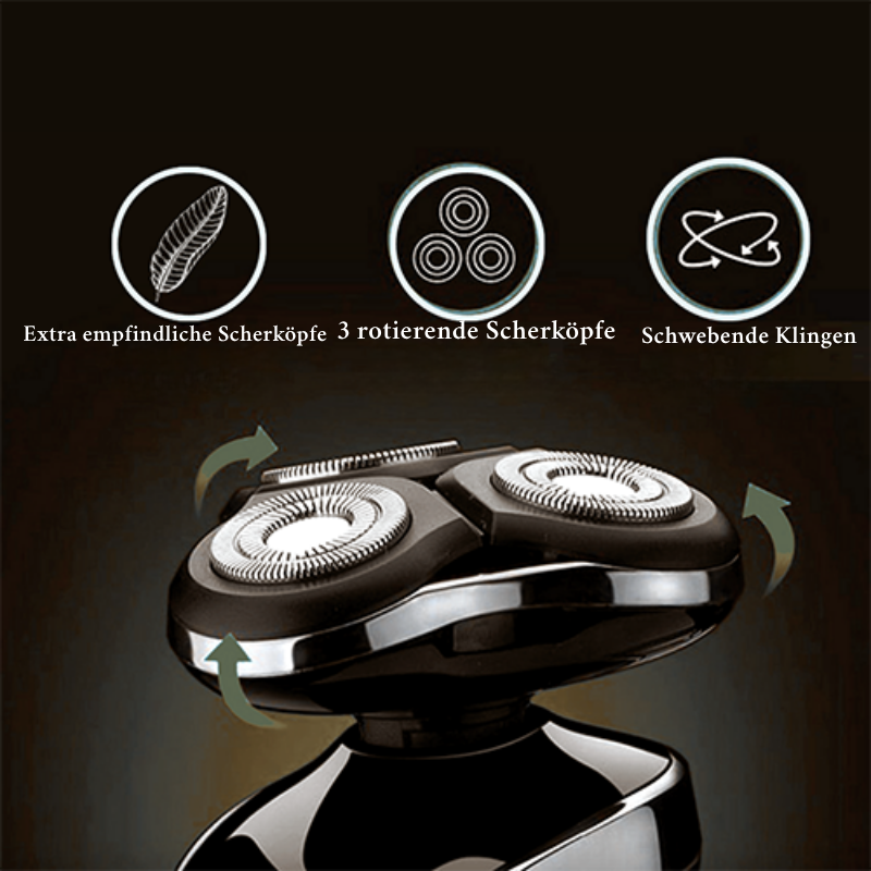 Lisslune | Gladscheer Z-Shaver – Waterproof, Rechargeable & Skin-Friendly for Wet and Dry Shaving