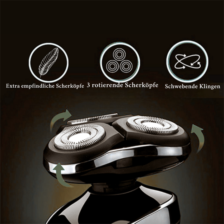 Lisslune | Gladscheer Z-Shaver – Waterproof, Rechargeable & Skin-Friendly for Wet and Dry Shaving