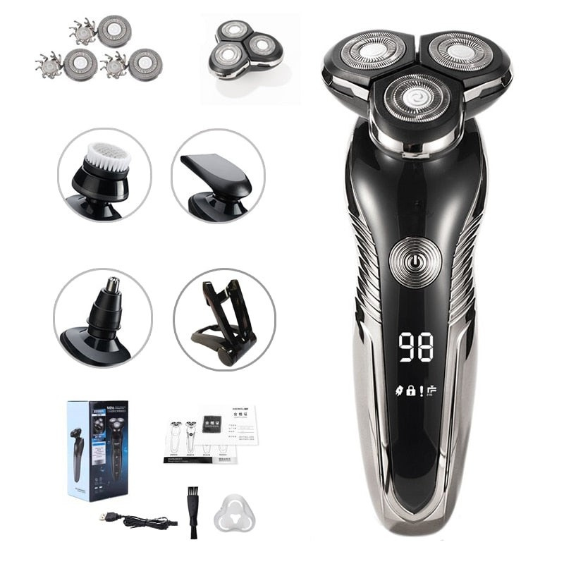 Lisslune | Gladscheer Z-Shaver – Waterproof, Rechargeable & Skin-Friendly for Wet and Dry Shaving